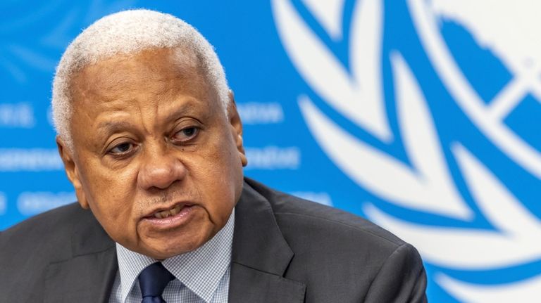 Mohamed Chande Othman, chair of the of the United Nations...