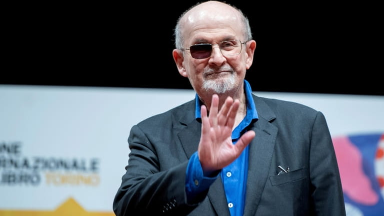 Salman Rushdie attends the 36th edition of the Book Fair...