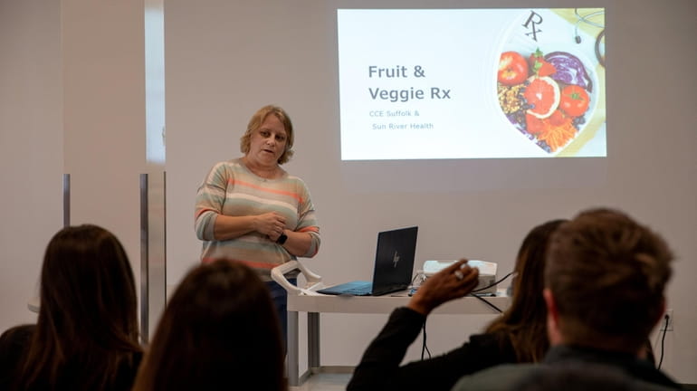 Christina Nadolne, manager of the Fruit & Veggie Prescription program, explains how...