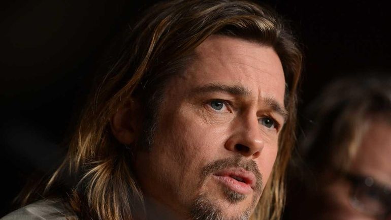 Brad Pitt attends a news conference for "Killing Them Softly"...