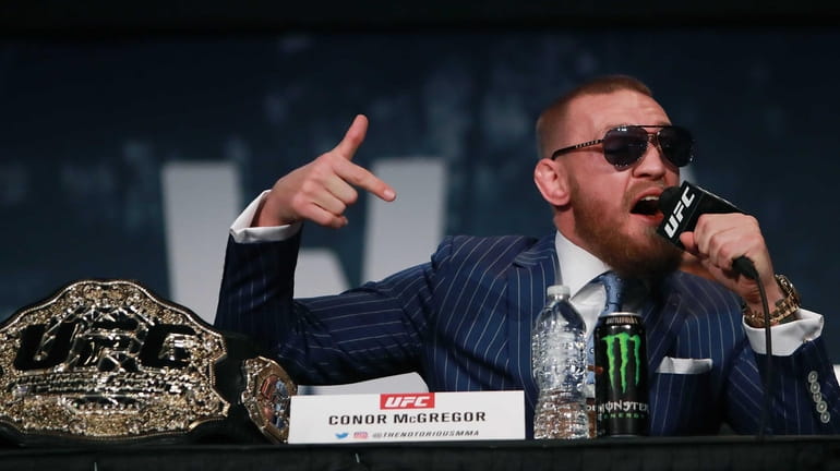 Conor McGregor steals the show at UFC news conference