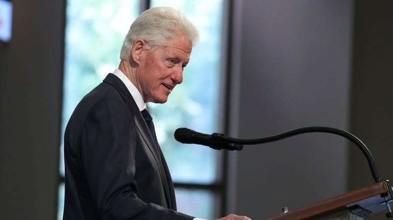 Former President Bill Clinton speaks at Ebenezer Baptist Church in...