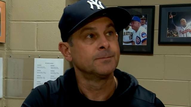 That's embarrassing': Yankees manager Aaron Boone admits his side are at  'rock bottom