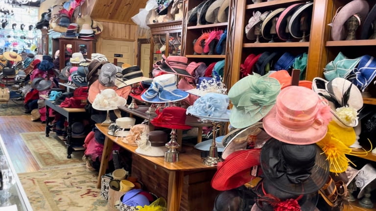 Hats of every size and color at Hatsationals Haberdashery in...