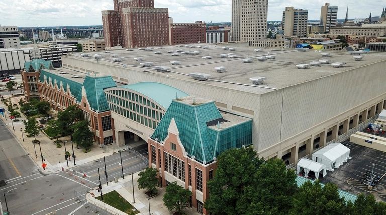 The Wisconsin Center in Milwaukee, pictured on Wednesday.