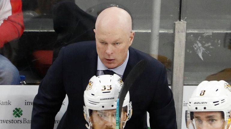 Predators Coach John Hynes Knows Legacy Barry Trotz Left In Nashville Newsday 