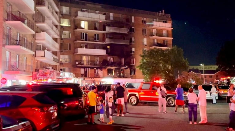 About 50 families were displaced in an early-morning fire at...