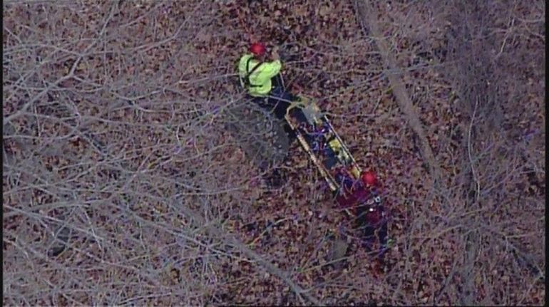 An injured hiker was rescued Monday Dec. 21, 2015 after...