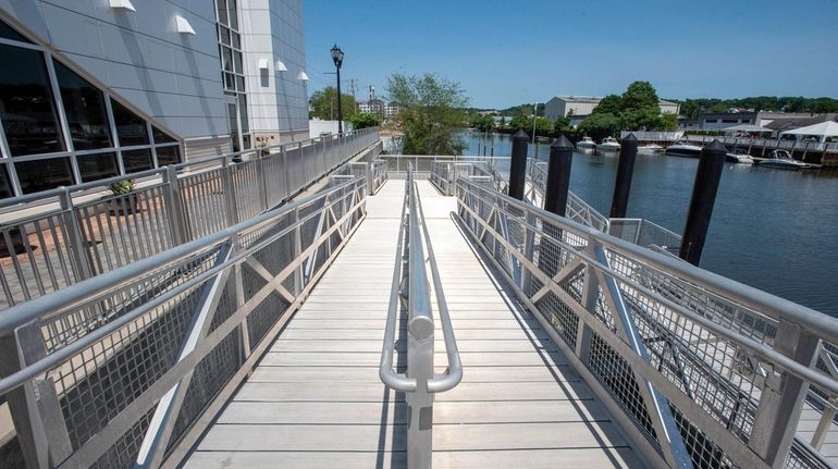 Ramp to boats at the Glen Cove ferry terminal.