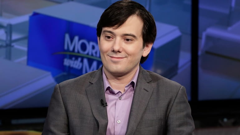 Martin Shkreli is interviewed on the Fox Business Network in...