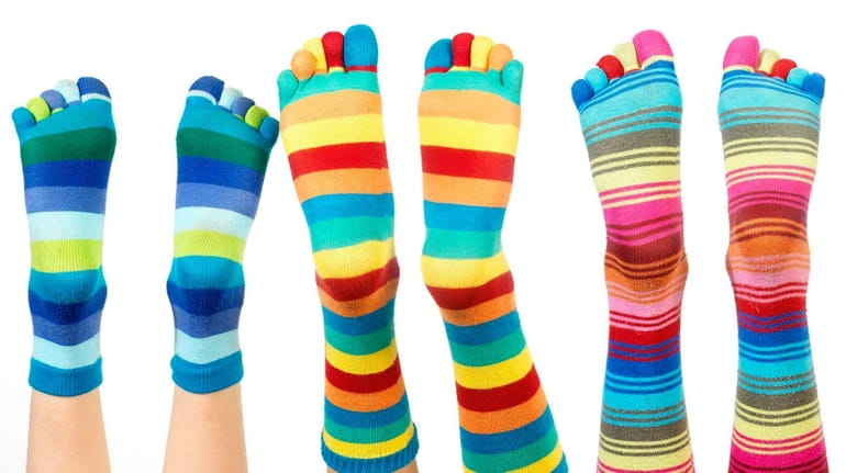 The point of wearing wacky socks is to remind people...