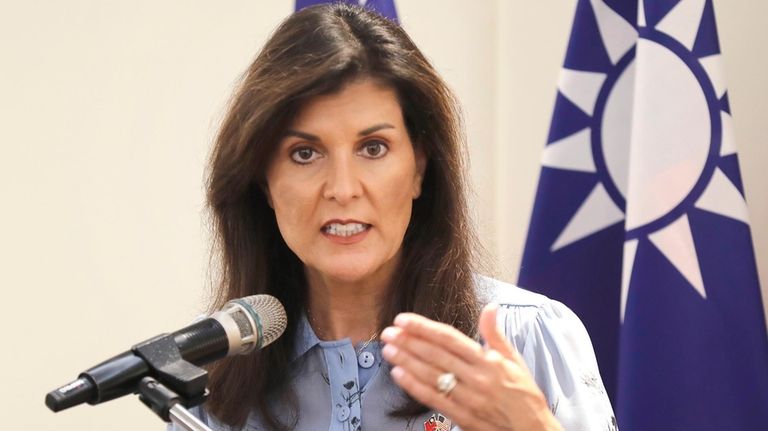 Nikki Haley, former United States Ambassador to the United Nations,...