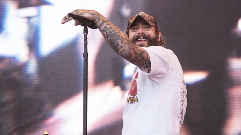 Post Malone performs at Outside Lands Music Festival on Aug....