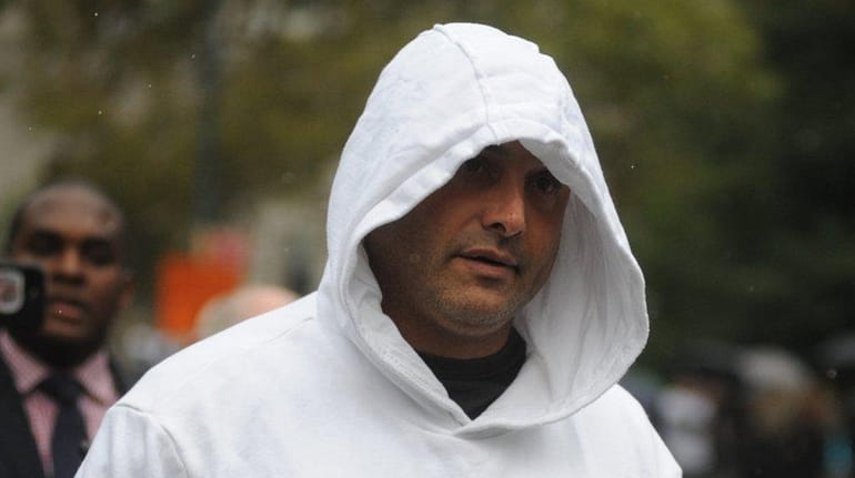 Former WFAN host Craig Carton leaves federal court on Wednesday,...