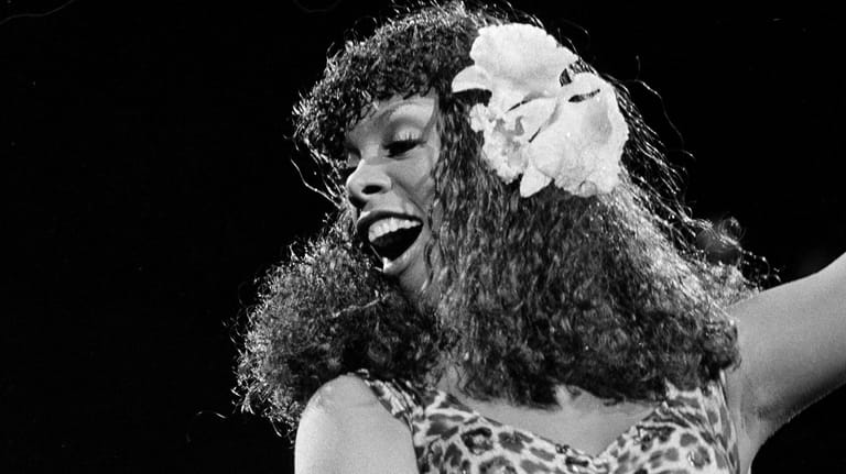  Donna Summer performing in Los Angeles in 1979.