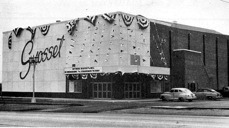 The Syosset Cinerama Theater, which opened in 1956, showed films on...