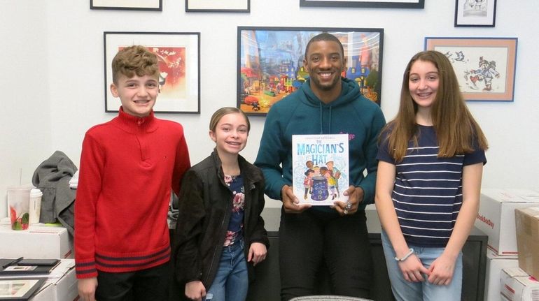 Malcolm Mitchell talks to Kidsday about his book 'The Magician's Hat' -  Newsday