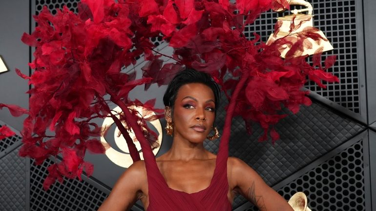 Dawn Richard arrives at the 66th annual Grammy Awards on...