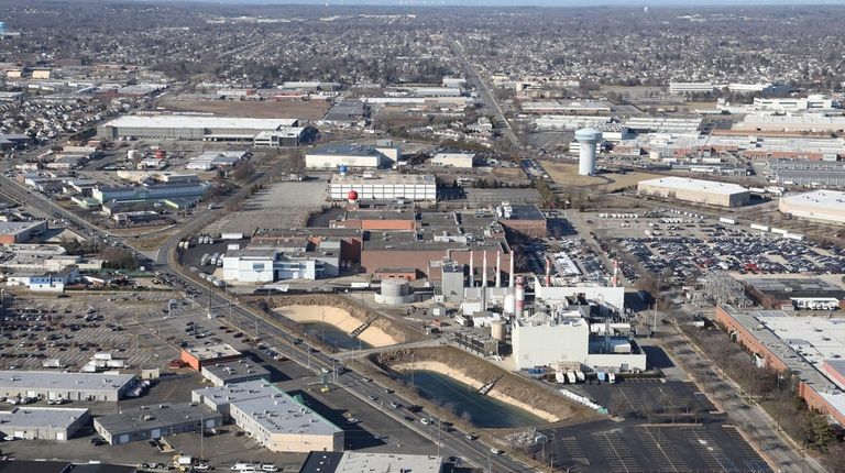 The former Grumman facility in Bethpage on March 1.