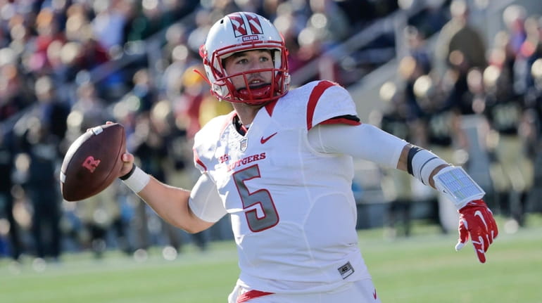 Chris Laviano playing for Rutgers in 2015. He threw for...