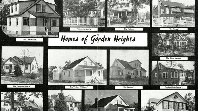 Some of the early homes of Gordon Heights, founded in...