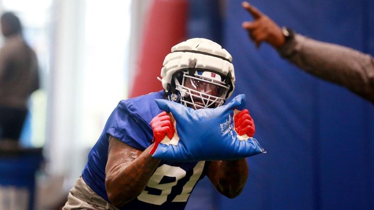 A'Shawn Robinson says he feels great in first practice with Giants - Newsday