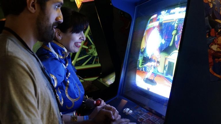 Play old-school arcade cabinets at the LI Retro Gaming Expo,...