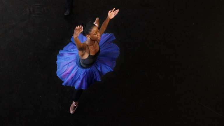 In this Tuesday, July 10, 2012 photo, dancer Michaela DePrince...