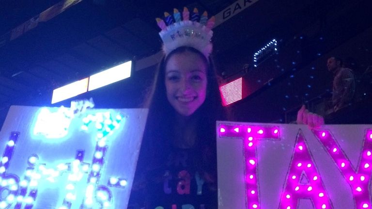 Avery Weiss of Jericho at Taylor Swift's "1989" concert tour in...