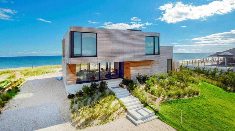 This beach house in Water Mill, on the market in...