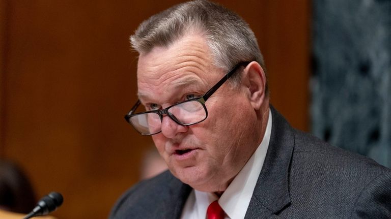 Sen. Jon Tester, D-Mont., speaks during a subcommittee budget hearing...