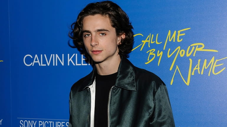 Oscar nominee Timothee Chalamet on 'Call Me by Your Name,' and the