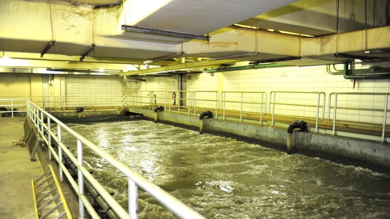 The Cedar Creek Water Pollution control plant in Wantagh has...