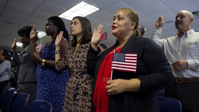 Anna Ventura, of the Bronx, right, formerly of the Dominican...