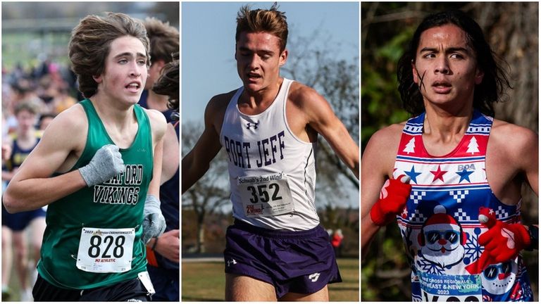 From left: Myles Munro of Seaford, Colin Veit of Port...