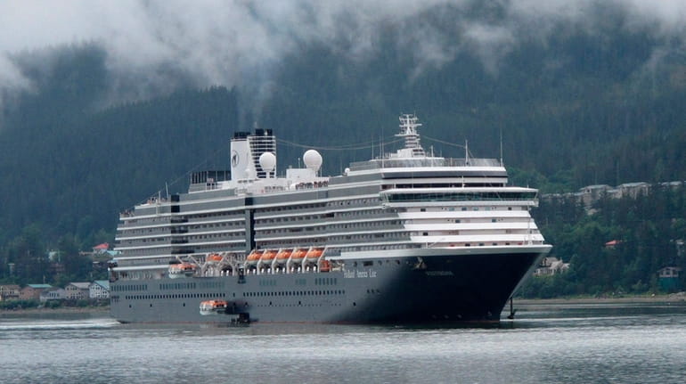 The Holland America ship Westerdam in August 2011 near Juneau, Alaska. 