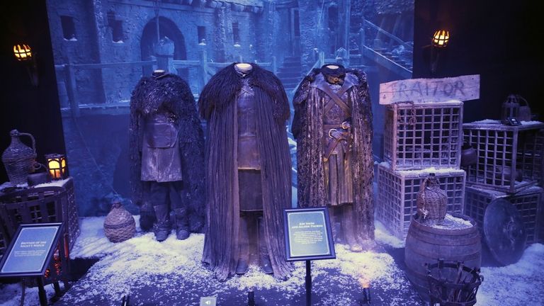 Costumes from the characters Alliser Thorne and Jon Snow on...