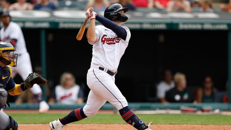 Brewers' Miller beats his former team with an RBI double in the 10th in 5-4  win over Guardians