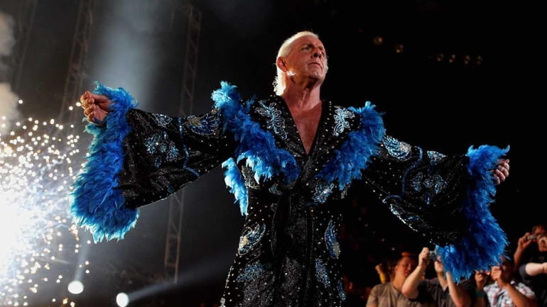 Ric Flair is shown here in 2009 during a pro...