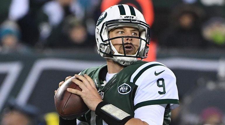 New York Jets quarterback Bryce Petty throws an incomplete pass...