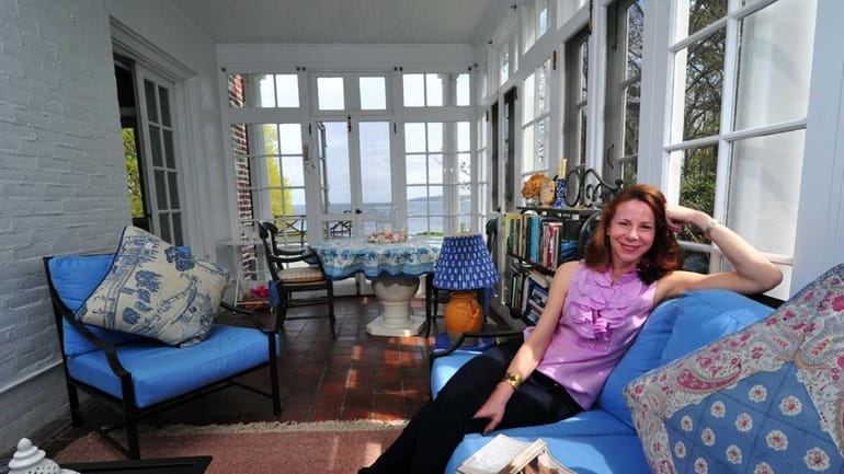 Long Island author Alyson Richman at home in Huntington.