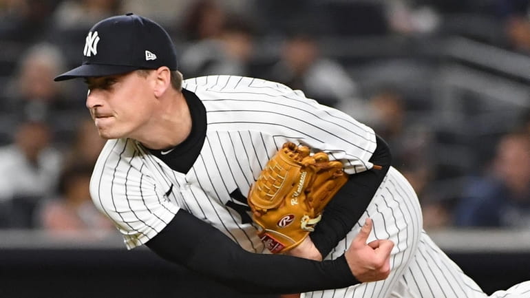 Yankees rookie reliever Ron Marinaccio feeling healthy as he works his way  back - Newsday