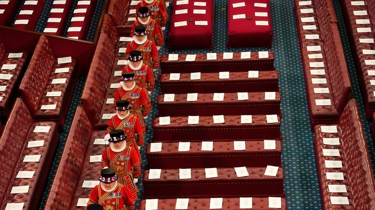 The Yeoman of the Guard Ceremonial Search takes place ahead...