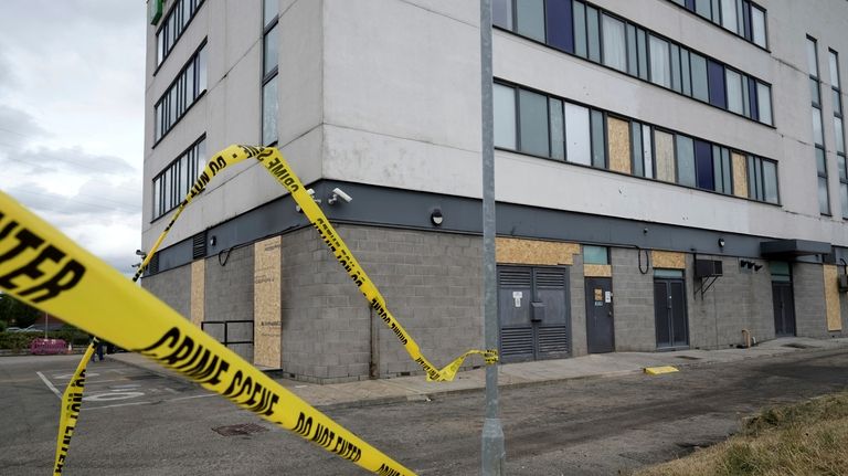 The Holiday Inn Express in Rotherham, England, where Britain's Deputy...