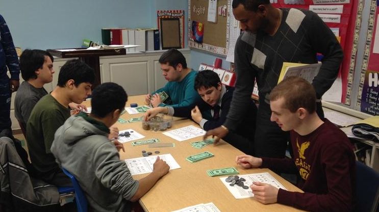 High school students from the Gersh Academy in West Hempstead...