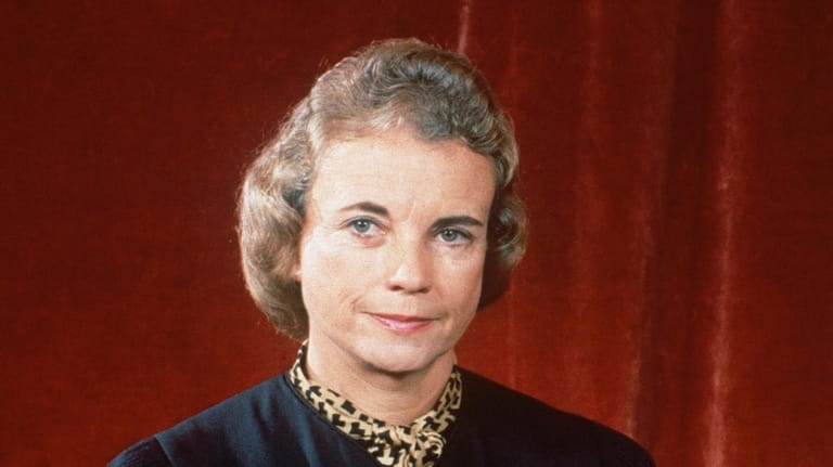 Supreme Court Associate Justice Sandra Day O'Connor poses for a...