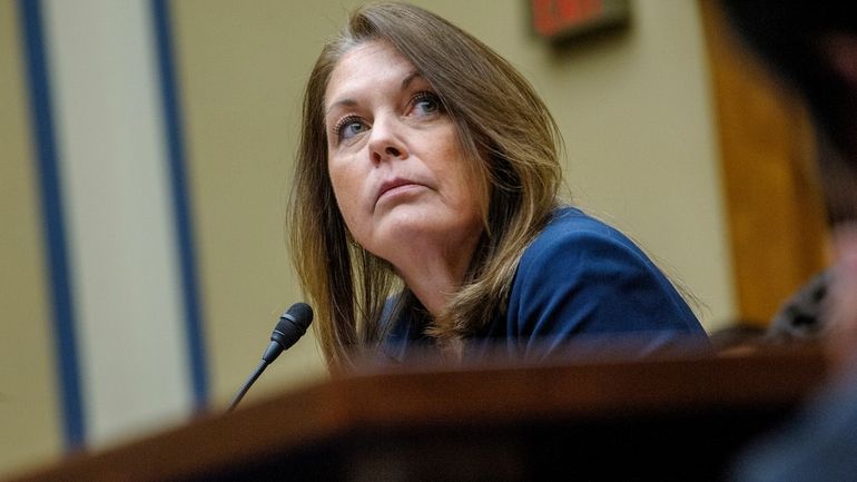 Kimberly Cheatle, Director, U.S. Secret Service, testifies during a House...