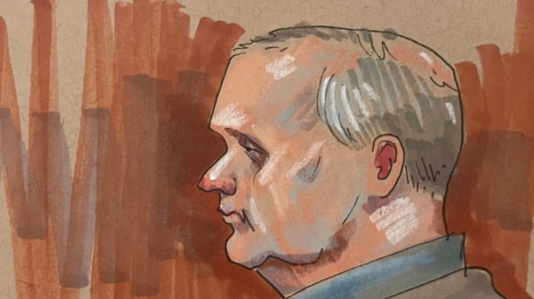 In this courtroom sketch, Robert Bowers, the suspect in the...