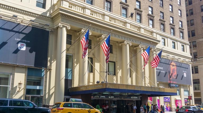 Demolition work already has started on the Hotel Pennsylvania, at...