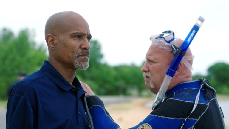 From left, actors Seth Gilliam and Leif Easterson in "The...